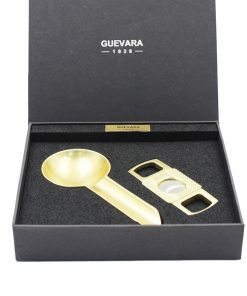 Pack Accessoires Cigare Guevara: Cendrier & coupe cigare or