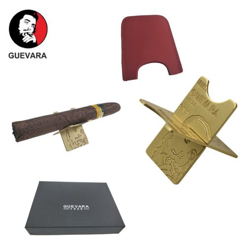 Porte cigare Guevara Métal Doré – Support pour cigare