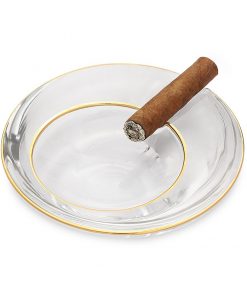 Cendrier en verre Galiner à cigares en cristal repose-cigare unique